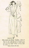 Ladies Home Journal 3949: 1920s Uncut Misses Negligee 34B Vintage Sewing Pattern