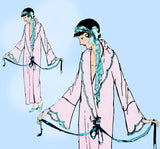 Ladies Home Journal 3949: 1920s Uncut Misses Negligee 34B Vintage Sewing Pattern