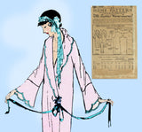 Ladies Home Journal 3949: 1920s Uncut Misses Negligee 34B Vintage Sewing Pattern