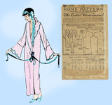 Ladies Home Journal 3949: 1920s Uncut Misses Negligee 34B Vintage Sewing Pattern