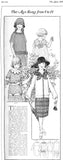 Ladies Home Journal 3958: 1920s Toddler Girls Dress Sz 6 Vintage Sewing Pattern