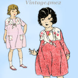 Ladies Home Journal 3958: 1920s Toddler Girls Dress Sz 6 Vintage Sewing Pattern