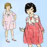 Ladies Home Journal 3958: 1920s Toddler Girls Dress Sz 6 Vintage Sewing Pattern