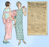 Ladies Home Journal 3959: 1920s Uncut Evening Gown 34 B Vintage Sewing Pattern