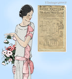Ladies Home Journal 3967: 1920s Uncut Misses Party Dress 38 B VTG Sewing Pattern