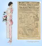 Ladies Home Journal 3967: 1920s Uncut Misses Party Dress 38 B VTG Sewing Pattern