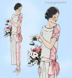 Ladies Home Journal 3967: 1920s Uncut Misses Party Dress 38 B VTG Sewing Pattern