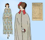 Ladies Home Journal 3969: 1920s Misses Evening Cape 36 B Vintage Sewing Pattern