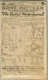 Ladies Home Journal 3969: 1920s Misses Evening Cape 36 B Vintage Sewing Pattern