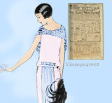 Ladies Home Journal 3974: 1920s Uncut Misses Dress Sz 40B Vintage Sewing Pattern