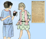 Ladies Home Journal 3986: 1920s Uncut Girls Dress Size 8 Vintage Sewing Pattern