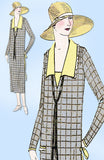 1920s Vintage Ladies Home Journal Pattern 4576 Misses Flapper Dress Size 38 Bust