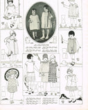 1920s VTG Ladies Home Journal Sewing Pattern 4707 Uncut Girls Smocked Dress Sz8