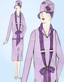 1920s VTG Ladies Home Journal Sewing Pattern 4792 Uncut Misses Flapper Dress 34B - Vintage4me2
