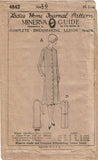 1920s VTG Ladies Home Journal Sewing Pattern 4842 Uncut Misses Flapper Dress 34B - Vintage4me2
