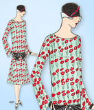 1920s VTG Ladies Home Journal Sewing Pattern 4967 Uncut Misses Flapper Dress 36B
