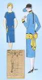 1920s VTG Ladies Home Journal Sewing Pattern 4977 FF Flapper Party Dress Sz 36B