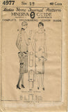 1920s VTG Ladies Home Journal Sewing Pattern 4977 FF Flapper Party Dress Sz 36B
