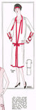 1920s VTG Ladies Home Journal Sewing Pattern 5031 FF Plus Size Flapper Dress 40B