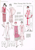 1920s VTG Ladies Home Journal Sewing Pattern 5031 FF Plus Size Flapper Dress 44B