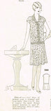 1920s VTG Ladies Home Journal Sewing Pattern 5066 Uncut Girls Flapper Dress Sz 8