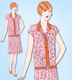 1920s VTG Ladies Home Journal Sewing Pattern 5066 Uncut Girls Flapper Dress Sz 8