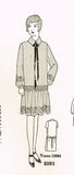 1920s VTG Ladies Home Journal Sewing Pattern 5091 FF Girls Flapper Dress Size 10