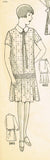 1920s VTG Ladies Home Journal Sewing Pattern 5091 FF Girls Flapper Dress Size 14