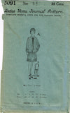 1920s VTG Ladies Home Journal Sewing Pattern 5091 FF Girls Flapper Dress Size 14