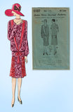 1920s VTG Ladies Home Journal Sewing Pattern 5107 FF Misses Flapper Dress Sz 34B