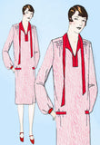 1920s VTG Ladies Home Journal Sewing Pattern 5109 FF Misses Flapper Dress Sz 34B - Vintage4me2