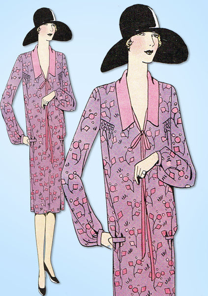 1920s VTG Ladies Home Journal Sewing Pattern 5134 Uncut Misses Flapper Dress 36B - Vintage4me2