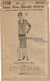 1920s VTG Ladies Home Journal Sewing Pattern 5135 Uncut Misses Flapper Dress 34B