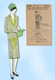 1920s VTG Ladies Home Journal Sewing Pattern 5135 Uncut Misses Flapper Dress 34B