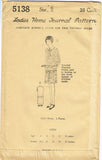 1920s VTG Ladies Home Journal Sewing Pattern 5138 Uncut Girls Flapper Dress Sz 6