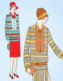 1920s VTG Ladies Home Journal Sewing Pattern 5141 Uncut Misses Flapper Dress 34B - Vintage4me2