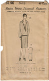 1920s VTG Ladies Home Journal Sewing Pattern 5146 FF Misses Flapper Dress Sz 36B - Vintage4me2