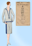 1920s VTG Ladies Home Journal Sewing Pattern 5146 FF Plus Size Flapper Dress 48B