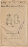 1920s VTG Ladies Home Journal Sewing Pattern 5160 Uncut Misses French Lining 38B