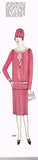 1920s VTG Ladies Home Journal Sewing Pattern 5167 Uncut Misses Flapper Dress 36B