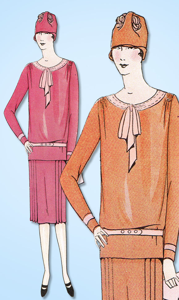 1920s VTG Ladies Home Journal Sewing Pattern 5167 Uncut Misses Flapper Dress 36B