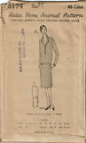 1920s VTG Ladies Home Journal Sewing Pattern 5174 Uncut Misses Flapper Dress 38B
