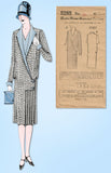 1920s VTG Ladies Home Journal Sewing Pattern 5285 Uncut Misses Flapper Dress 38B