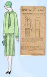 1920s VTG Ladies Home Journal Sewing Pattern 5297 Uncut Flapper Street Dress 36B