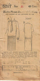 1920s VTG Ladies Home Journal Sewing Pattern 5297 Uncut Flapper Street Dress 36B