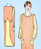 1920s Vintage Ladies Home Journal Sewing Pattern 5350 Uncut Misses Apron Sz 36 B