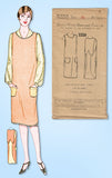 1920s Vintage Ladies Home Journal Sewing Pattern 5350 Uncut Misses Apron Sz 36 B