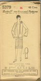 1920s VTG Ladies Home Journal Sewing Pattern 5379 Uncut Misses Flapper Dress 34B