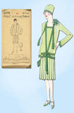 1920s VTG Ladies Home Journal Sewing Pattern 5379 Uncut Misses Flapper Dress 34B