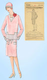1920s VTG Ladies Home Journal Sewing Pattern 5380 Uncut Misses Flapper Dress 36B